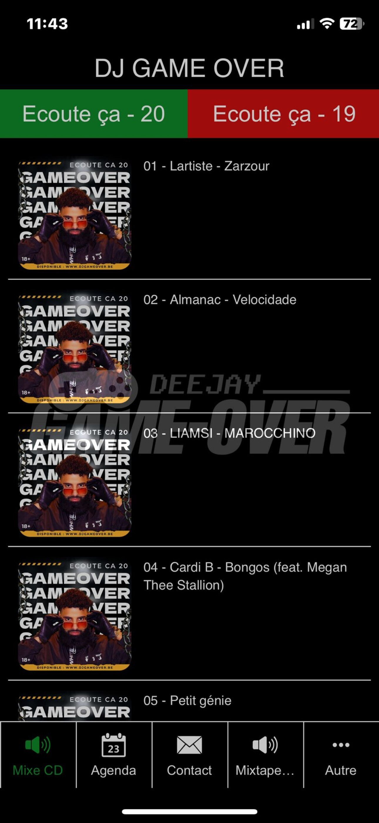 DJ GAME OVER