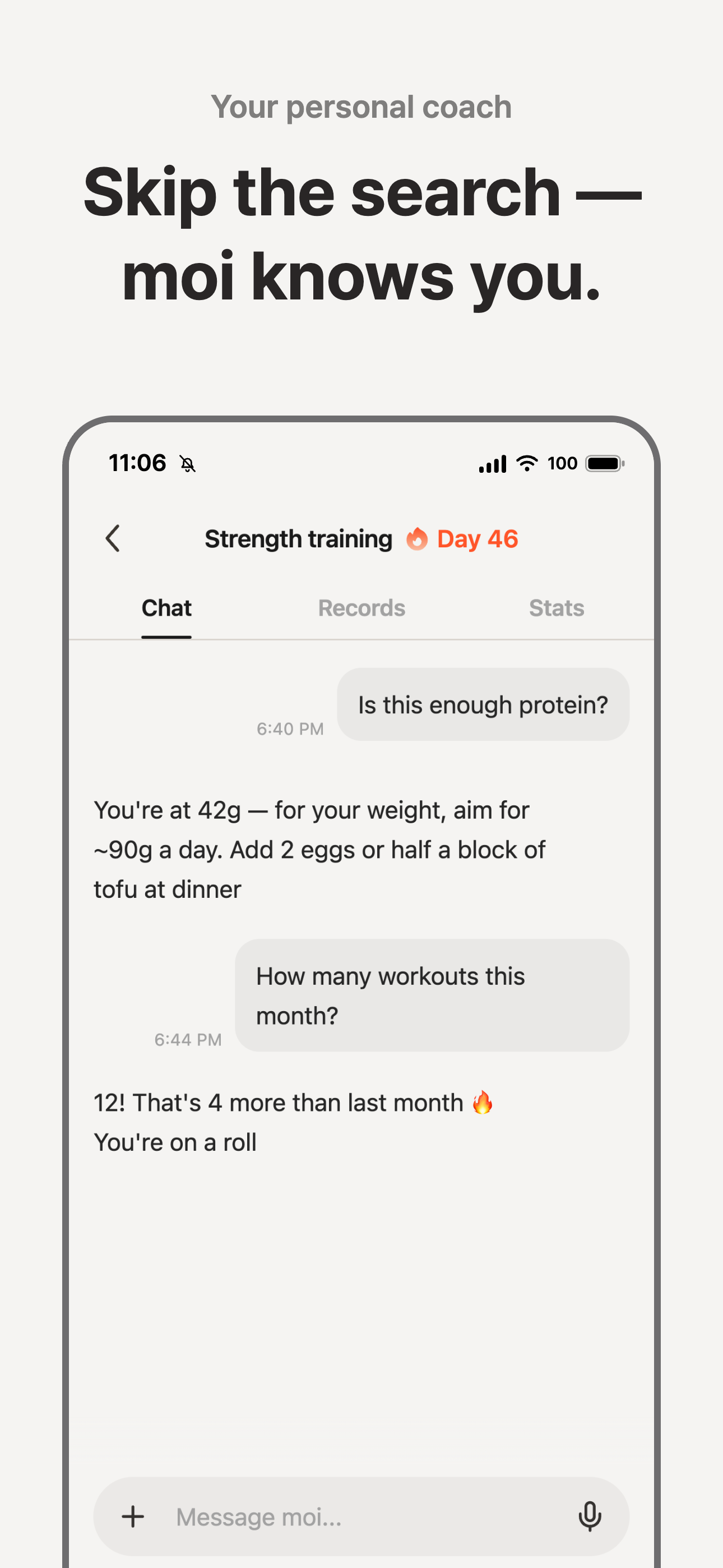 Moi: AI Calorie & Diet Tracker screenshot 4