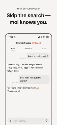 Moi: AI Calorie & Diet Tracker Screenshot 4 of 6