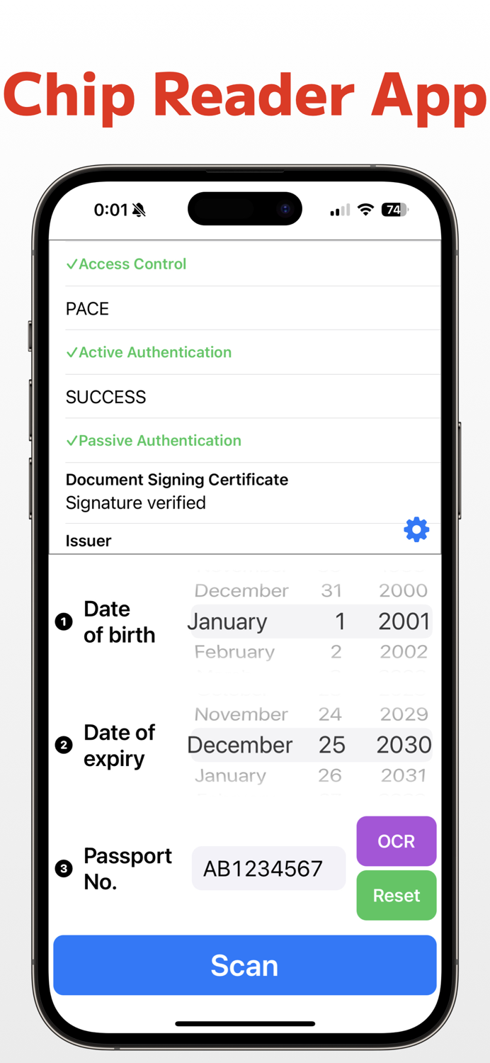 Passport Reader - NFC Passport