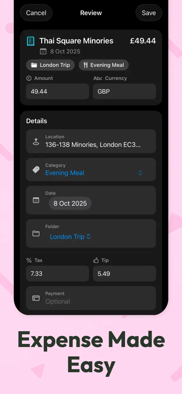 Screenshot #2 pour Expense Camera AI