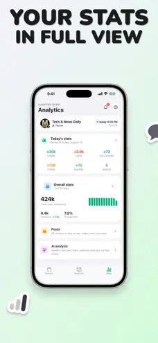 Noffer: Schedule & Track posts screenshot 6 on the App Store
