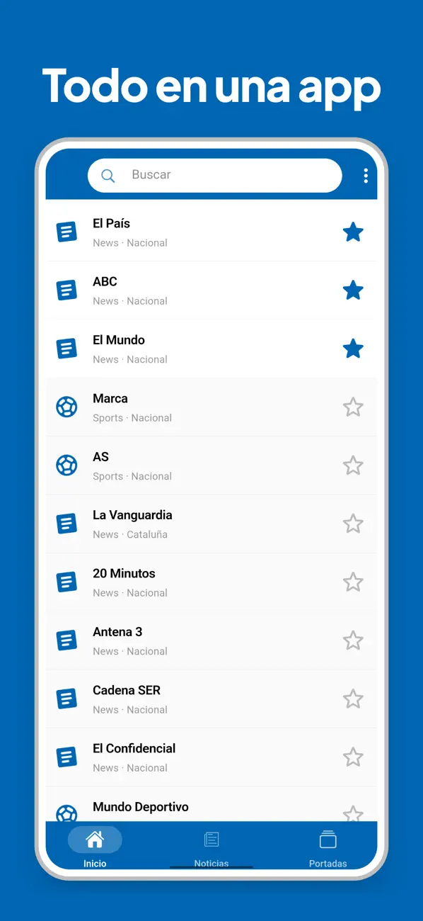 Screenshot #1 pour Noticias España - Diarios