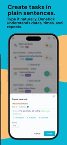 Donetick - Home Chores Tracker screenshot