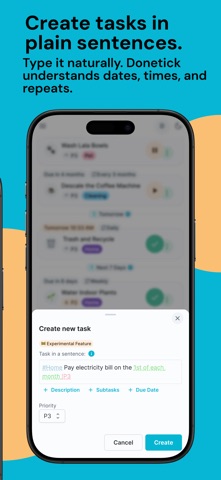Donetick - Home Chores Tracker screenshot