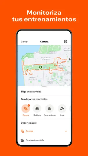 Captura de pantalla de Strava: Corre, Camina, Pedalea en iPhone 2