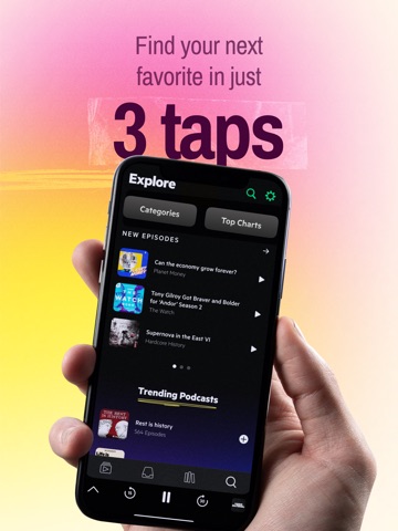Castro: Podcast App & Player iPad screenshot 3