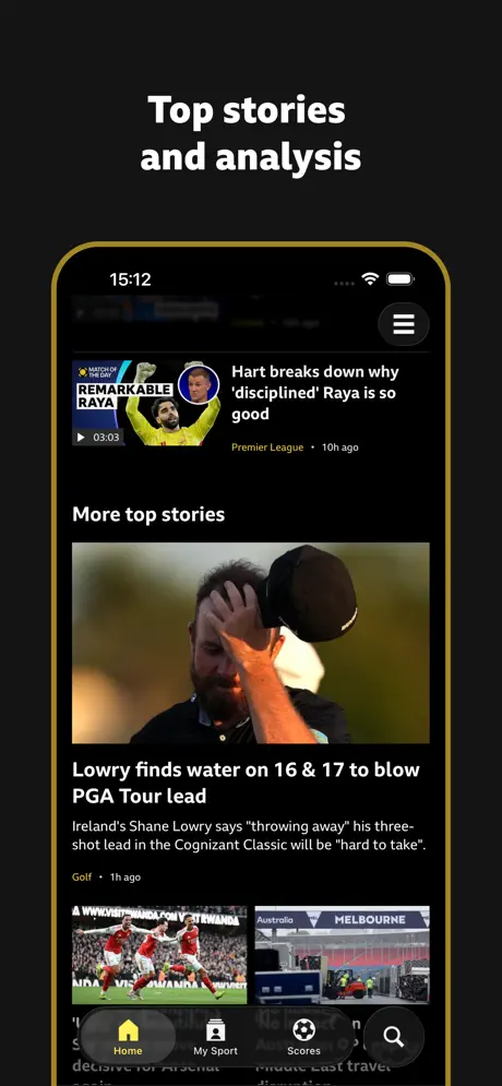 BBC Sport screenshot 2