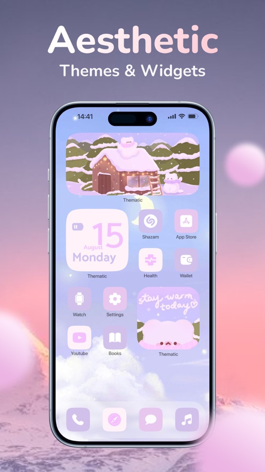#7. Thematic - Top Color Widgets (iOS) De: Big Mood Apps LLC