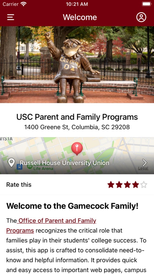 #2. USC Parent & Family Programs (iOS) 由: University of South Carolina