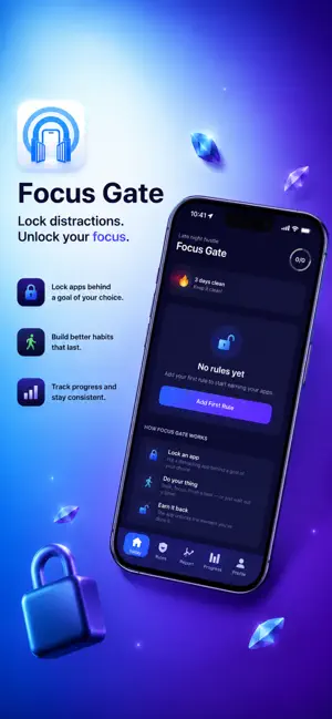 Focus Gate: Block Screen Time screenshot 1