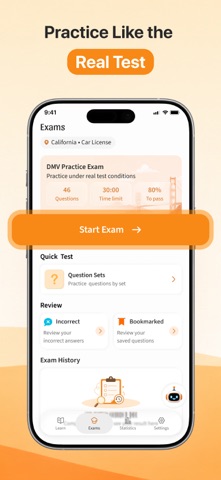 DMV Permit Practice Test - 26 Screenshot 6 of 6