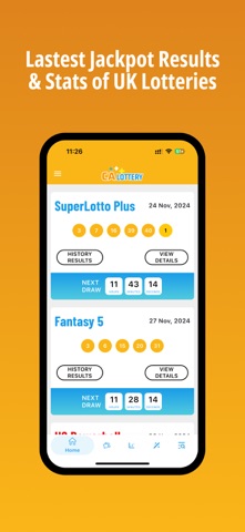 California Lottery App iPhone screenshot