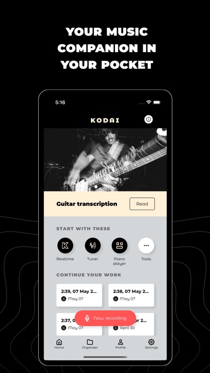 KODAI - Audio to midi