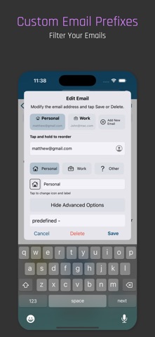 Mail Docs iPhone screenshot