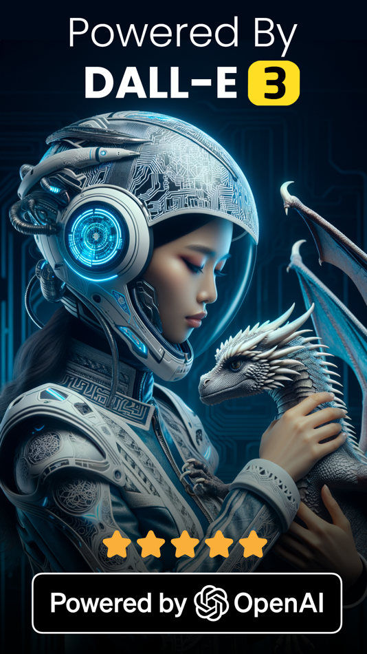 #1. DALL E 3 AI Art Generator (iOS) 来自: Ellisapps Inc.