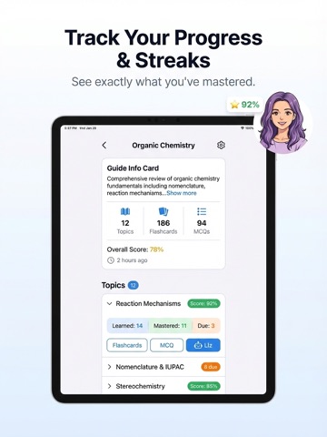 StudyLiz: Study Guide Maker iPad screenshot