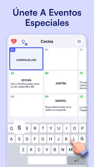 Captura de pantalla de Lexilogic - Adivina La Palabra en iPhone 5