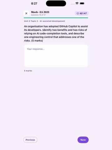 QCAA Study Digital Solutions iPad screenshot