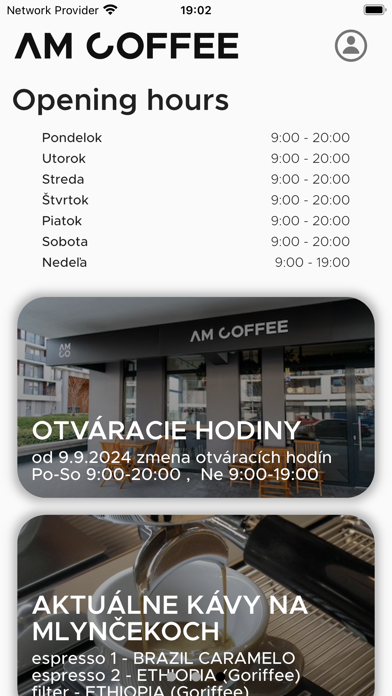 AM Coffee Screenshot