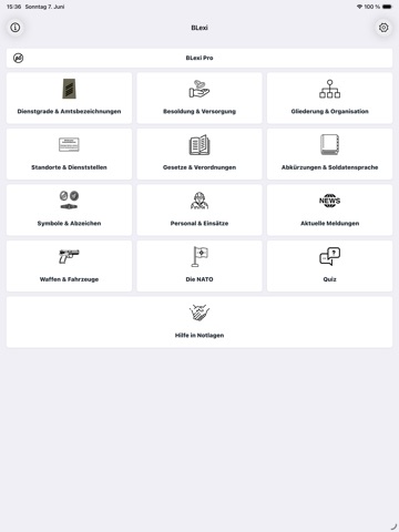 BLexi – Bundeswehr-Lexikon iPad screenshot 1