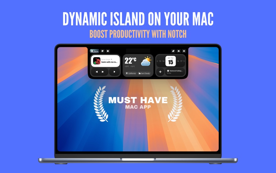 #1. Dynamic Notch Island - Perch (macOS) 게시자: Serkan Adiguzel