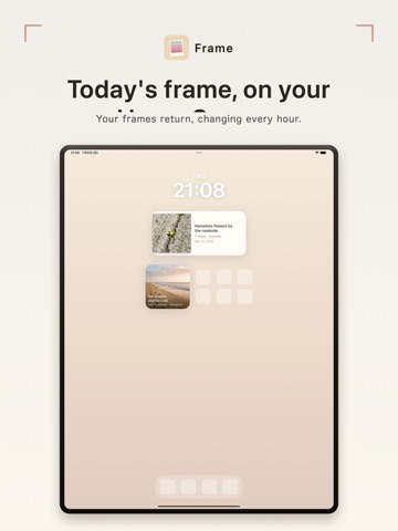 Frame - Photo & Word Diary iPad screenshot