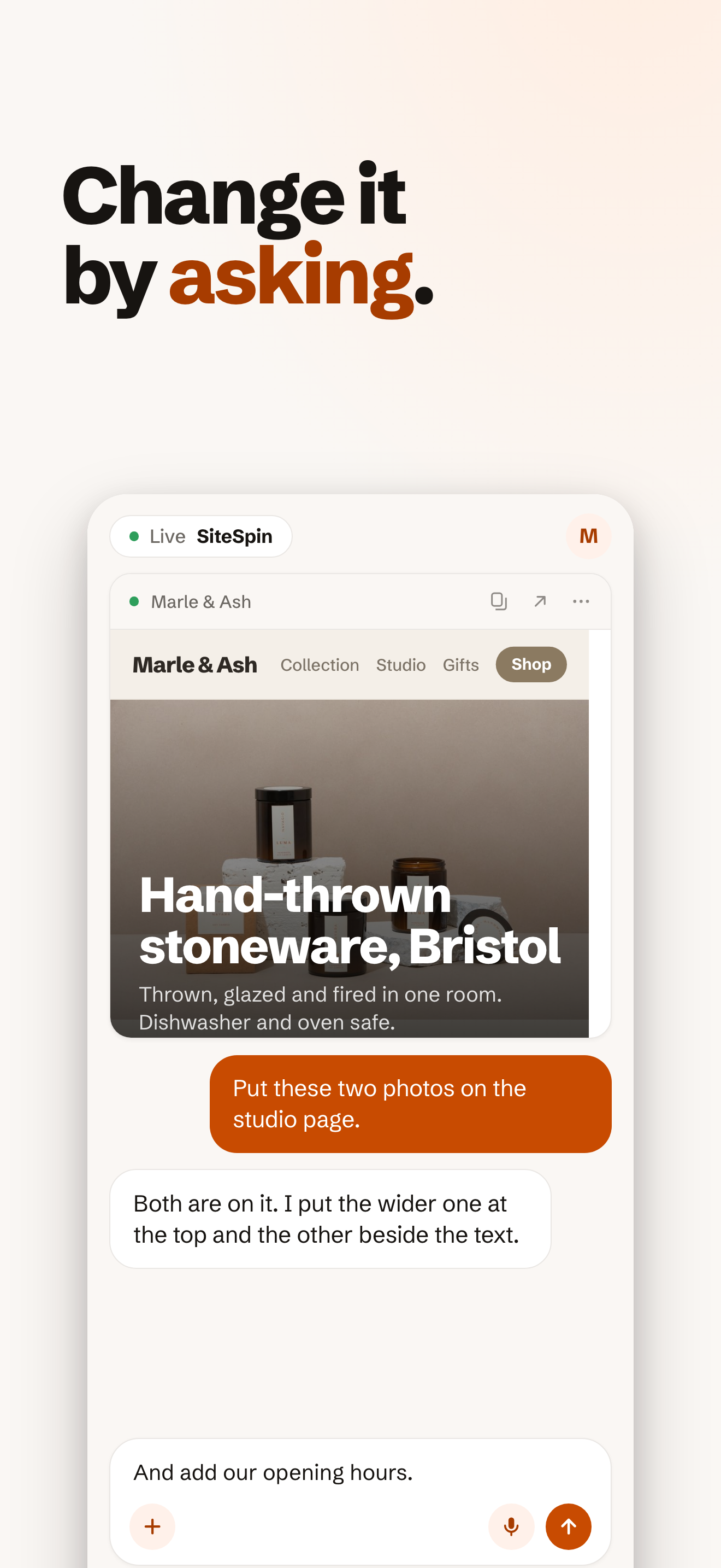 AI Website Builder: SiteSpin screenshot 3