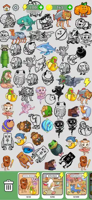 Merge Sticker Story - ASMR screenshot 1