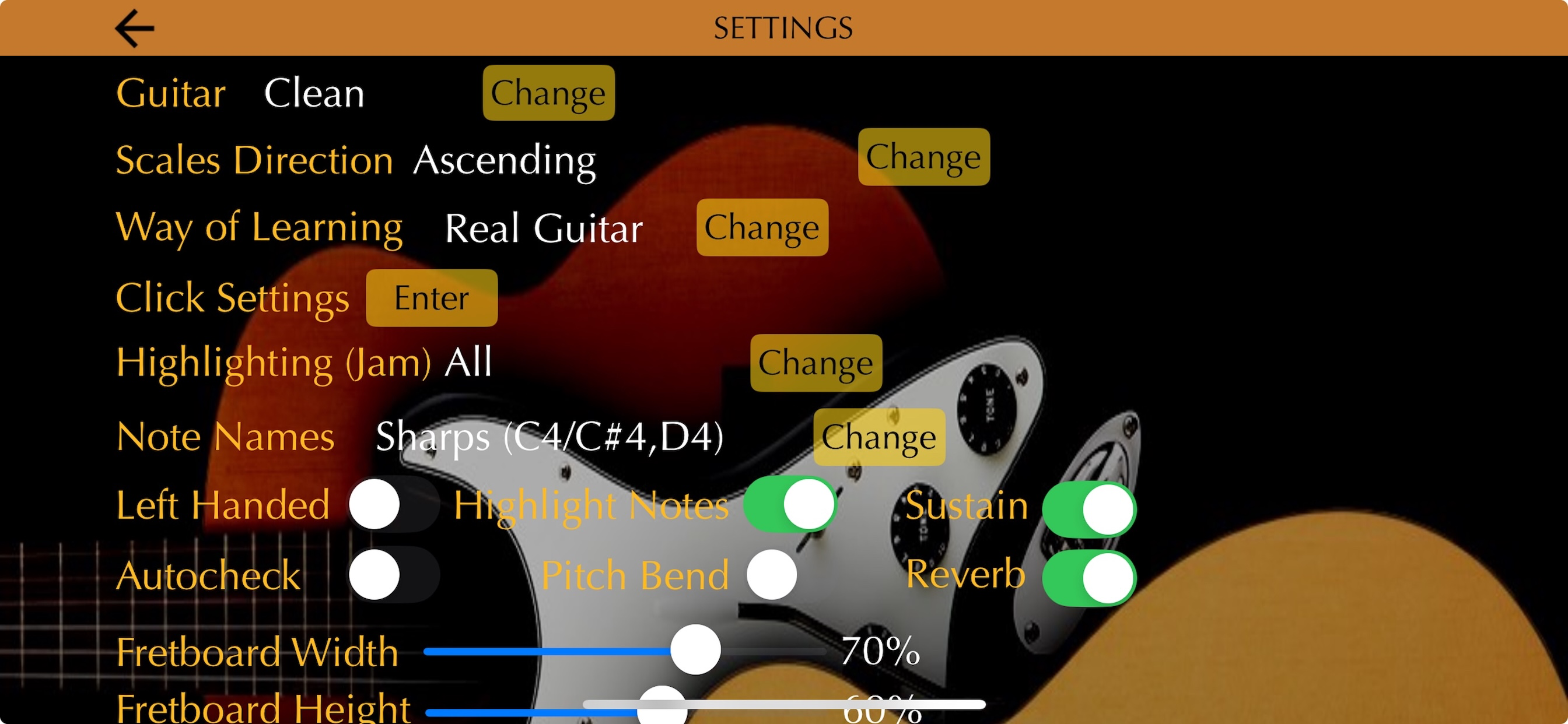 Guitar Scales & Chords