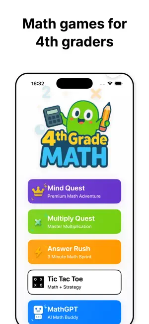 4th Grade Math Games screenshot 1