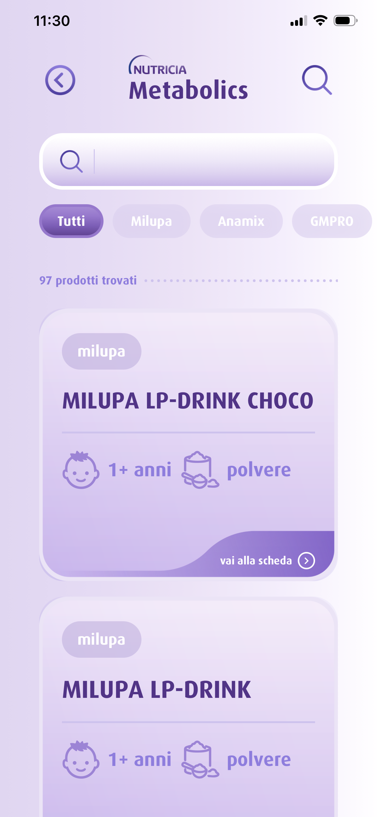 Vademecum Metabolico Nutricia