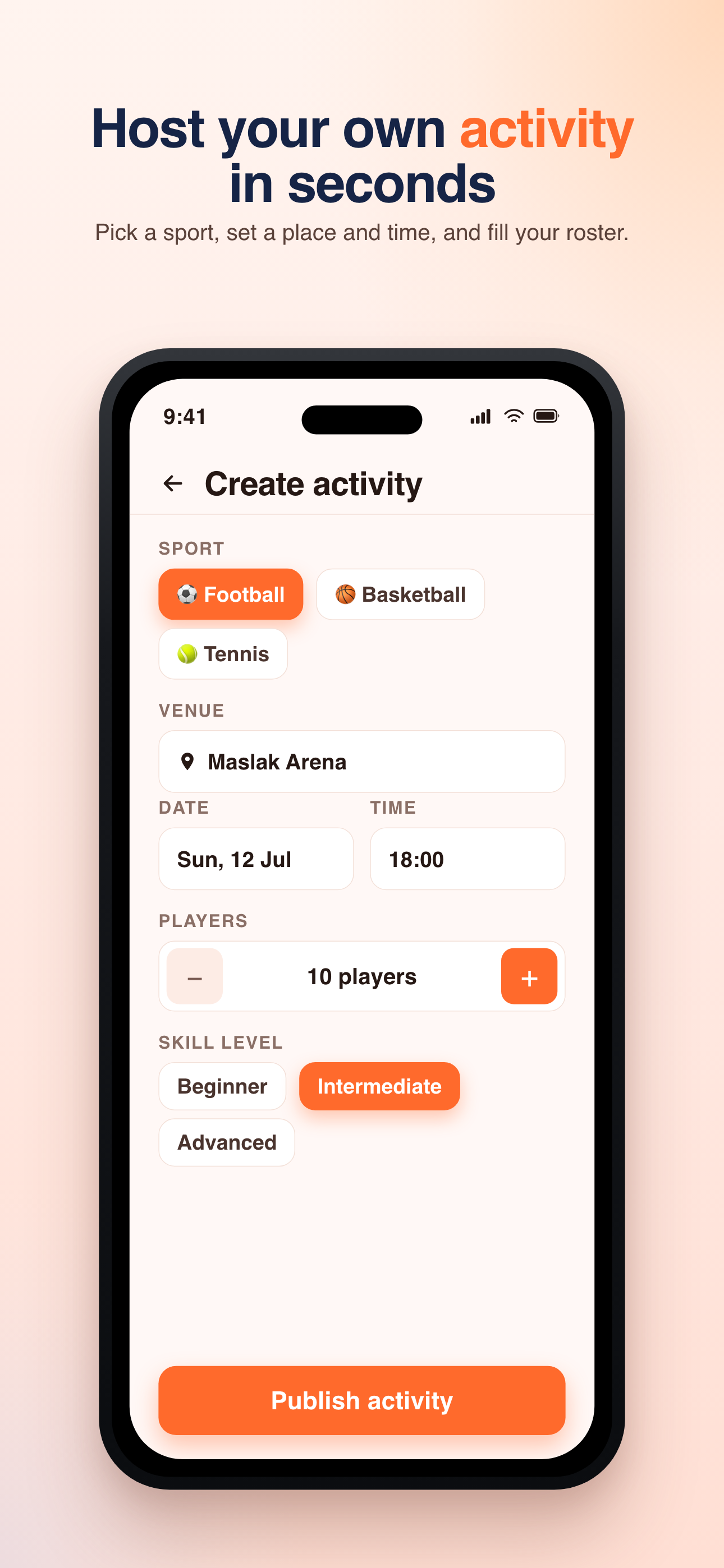 Sportez screenshot 2