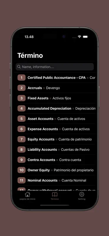 Aprendizaje de contabilidad screenshot 2 of 10