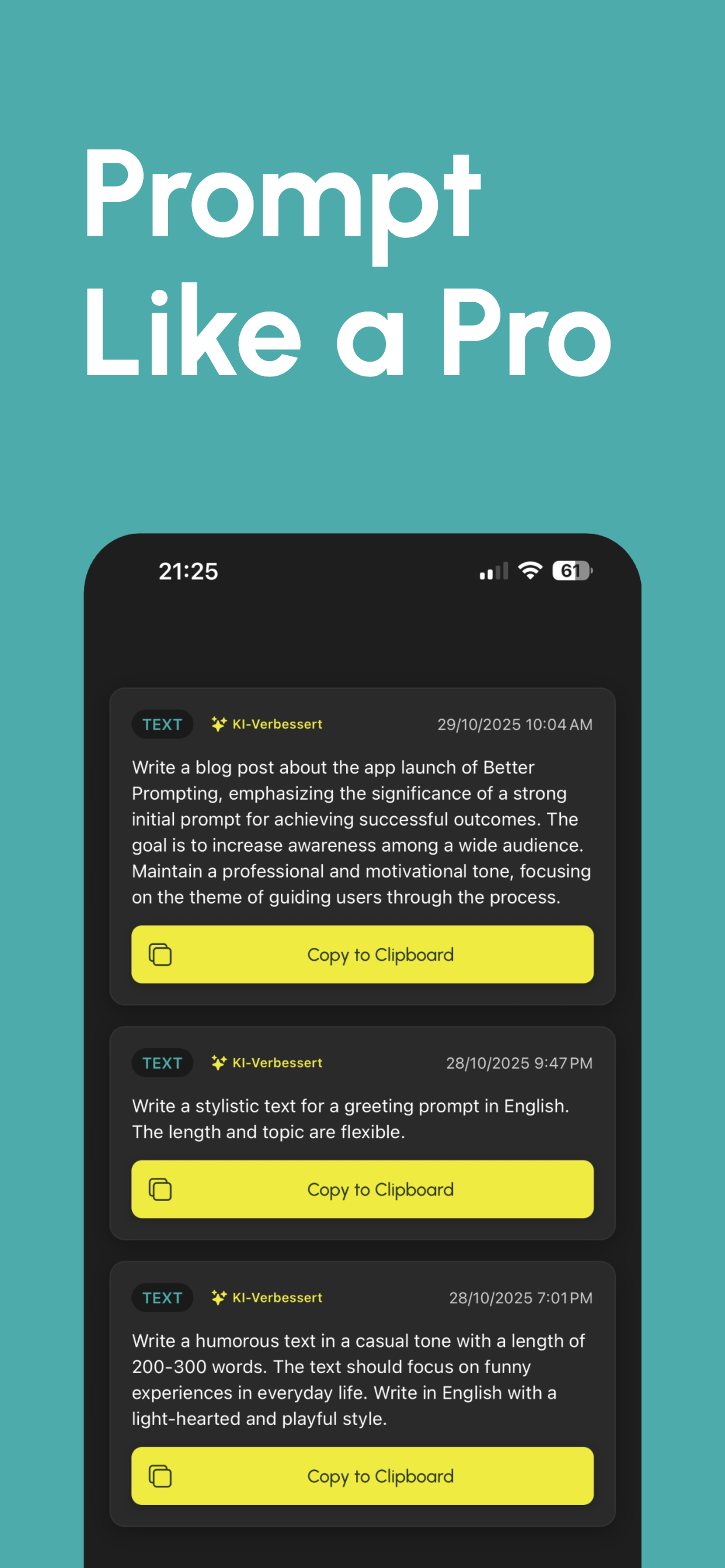 better prompting - AI Prompts