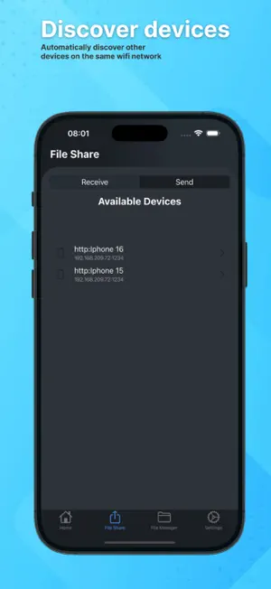 WiFi File Transfer: TECHPRD screenshot 3
