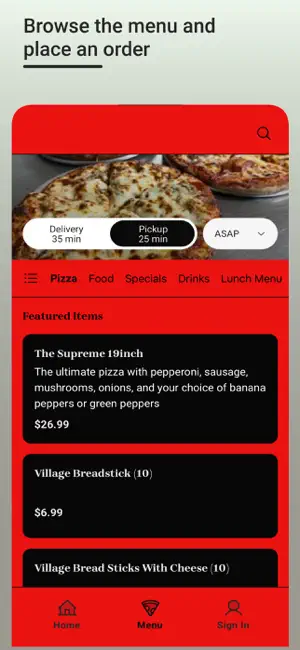 Village Pizza Inn screenshot 2