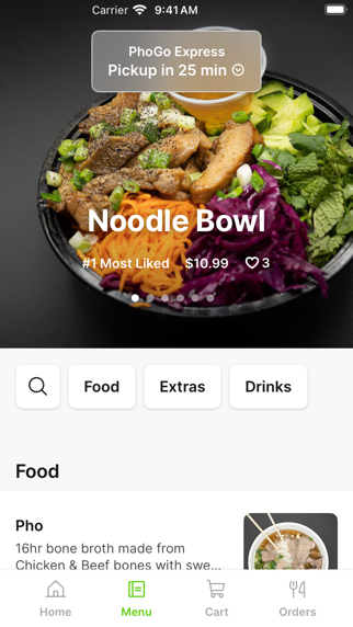 PhoGo Express iPhone screenshot 2 - Food & Drink app