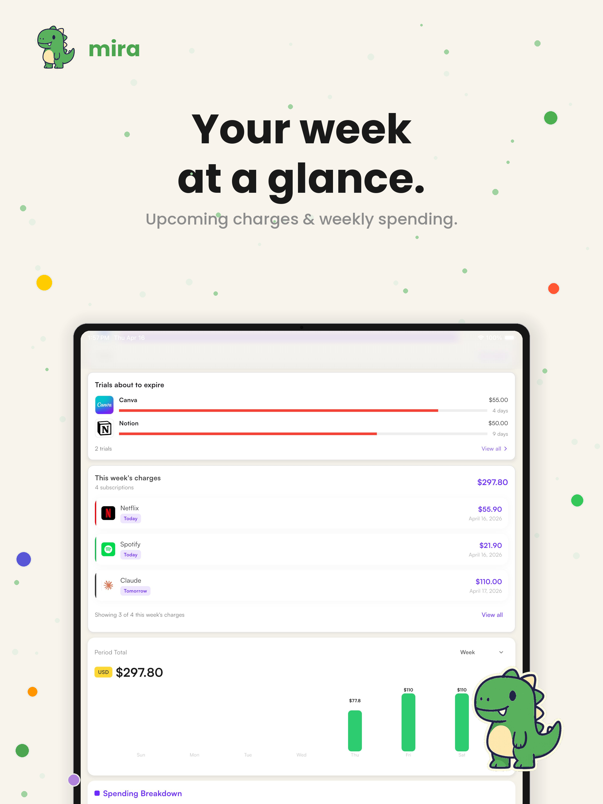 Mira: Subscription Tracker