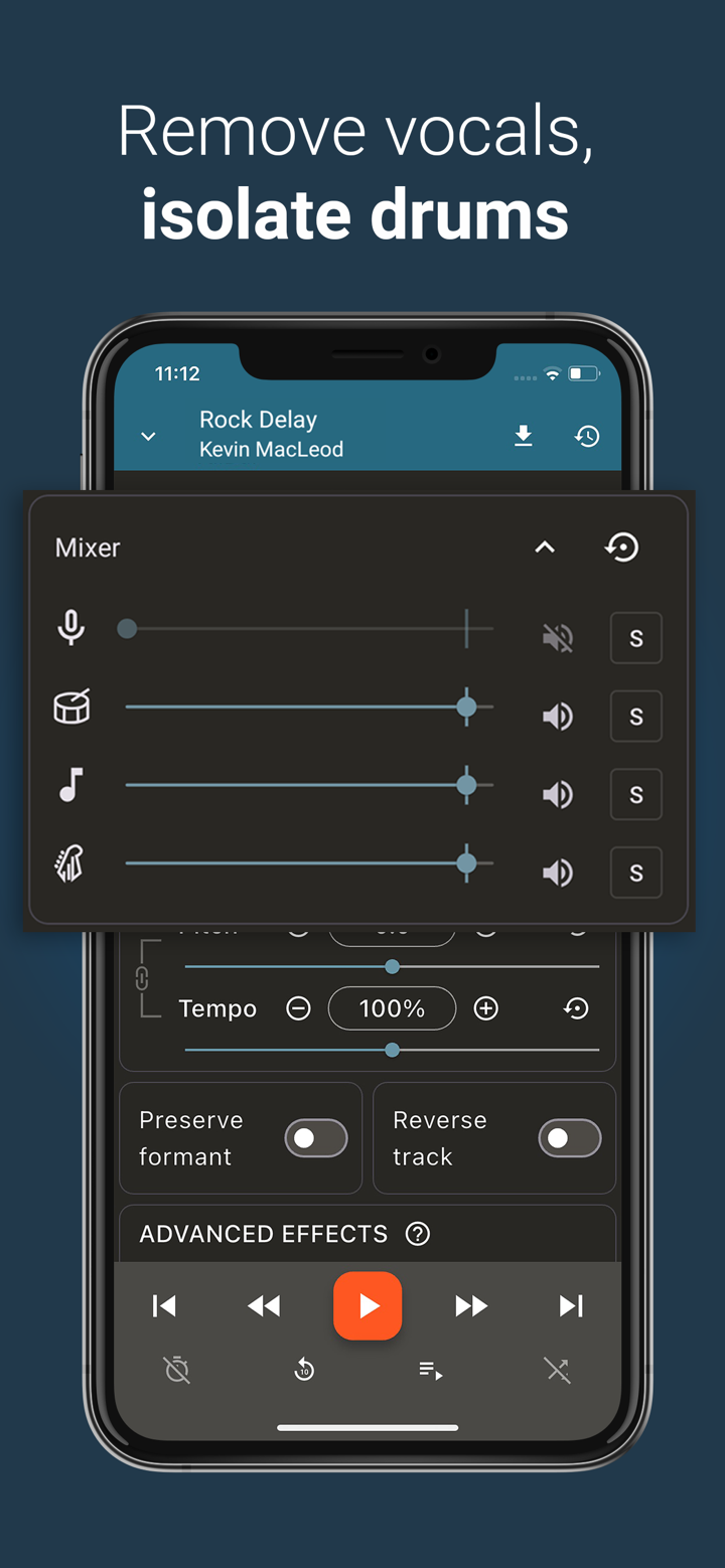 Up Tempo: Pitch, Speed Changer screenshot 2