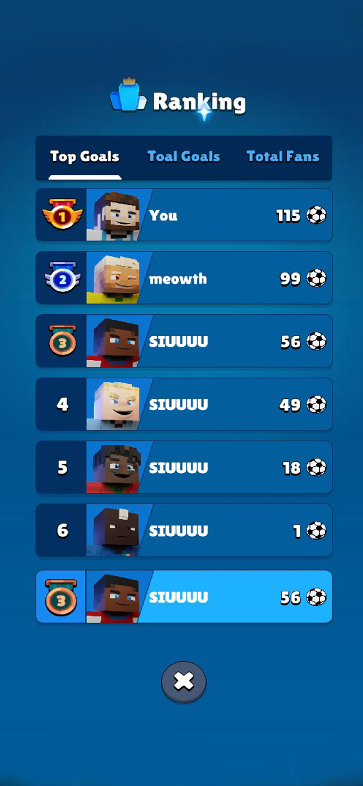 TapGoals - Mini soccer screenshot 9