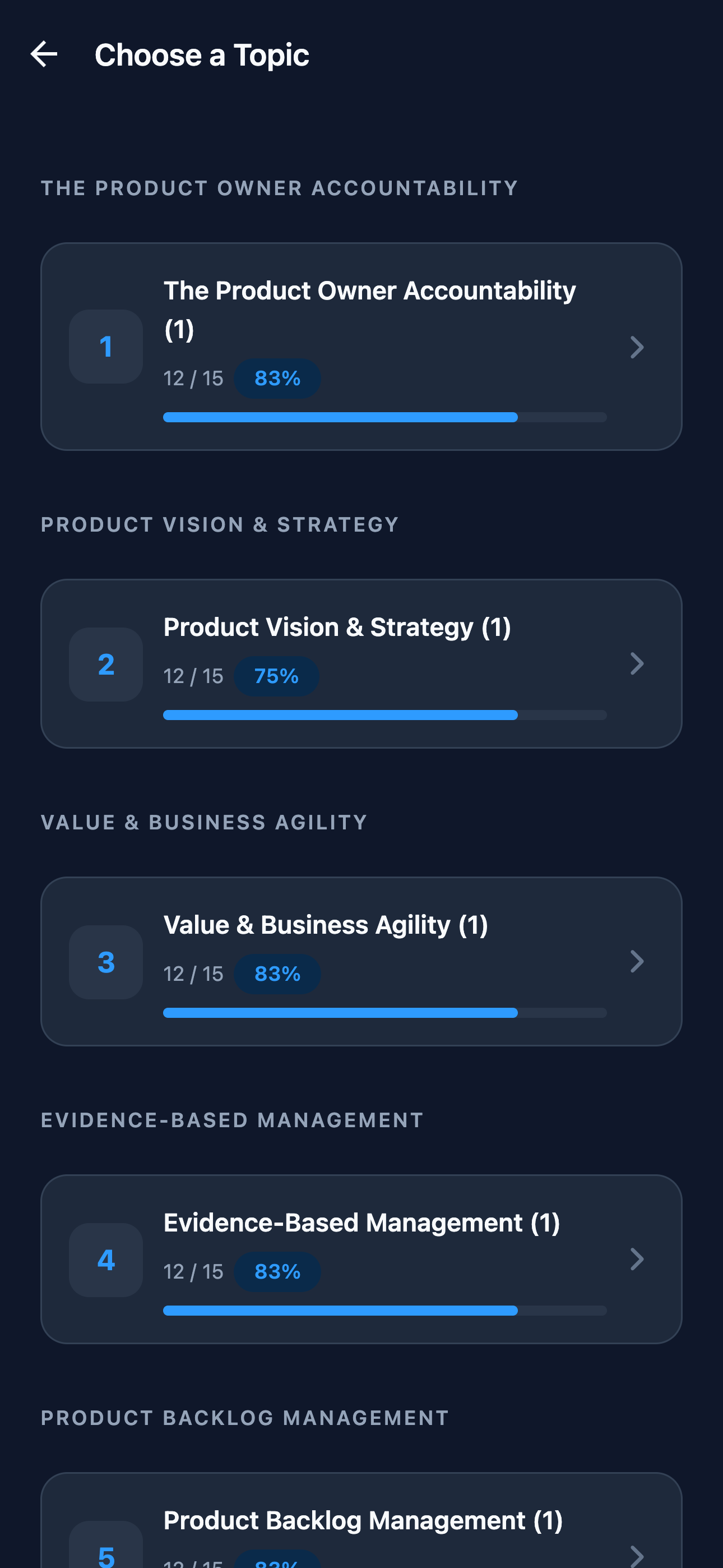 PSPO II Product Owner Prep screenshot 2
