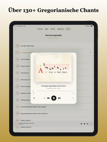 Sacraresponda: Katholische App iPad screenshot