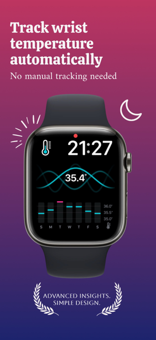 Watch Wrist Temp: Tracker Screenshot 1 of 10