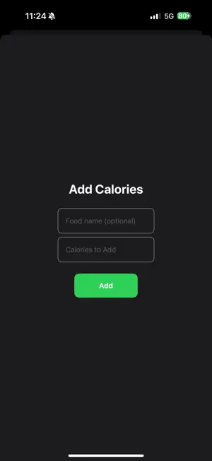 Single Page Calories screenshot 4