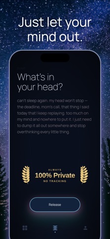 QuietHead: Brain Dump Journal Screenshot 1 of 6