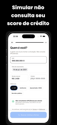 Antecipação de Salário - Justa iPhone screenshot 5