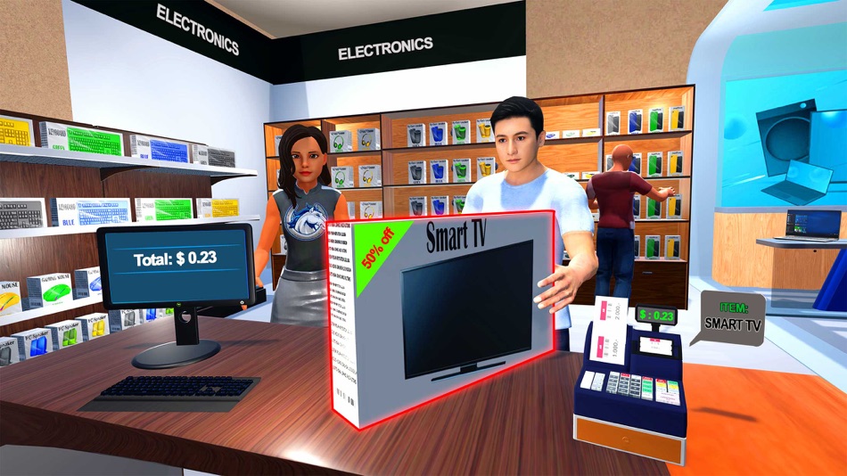 #1. Gadget Store Simulator (iOS) 由: Ahmad Jalil Qarshi