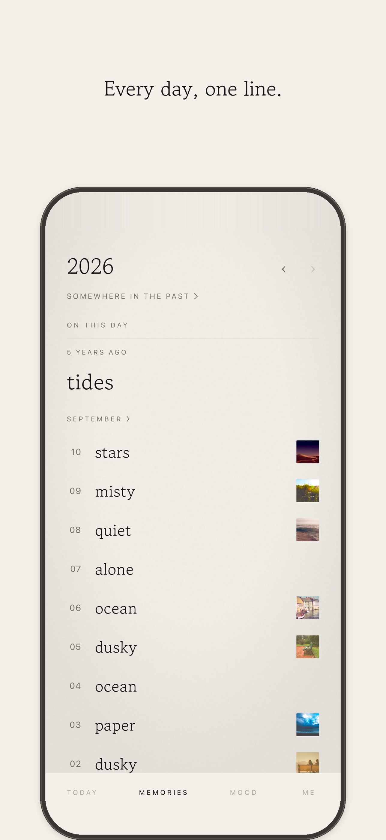 Screenshot 2 of FiveLeaf - Five Letter Diary