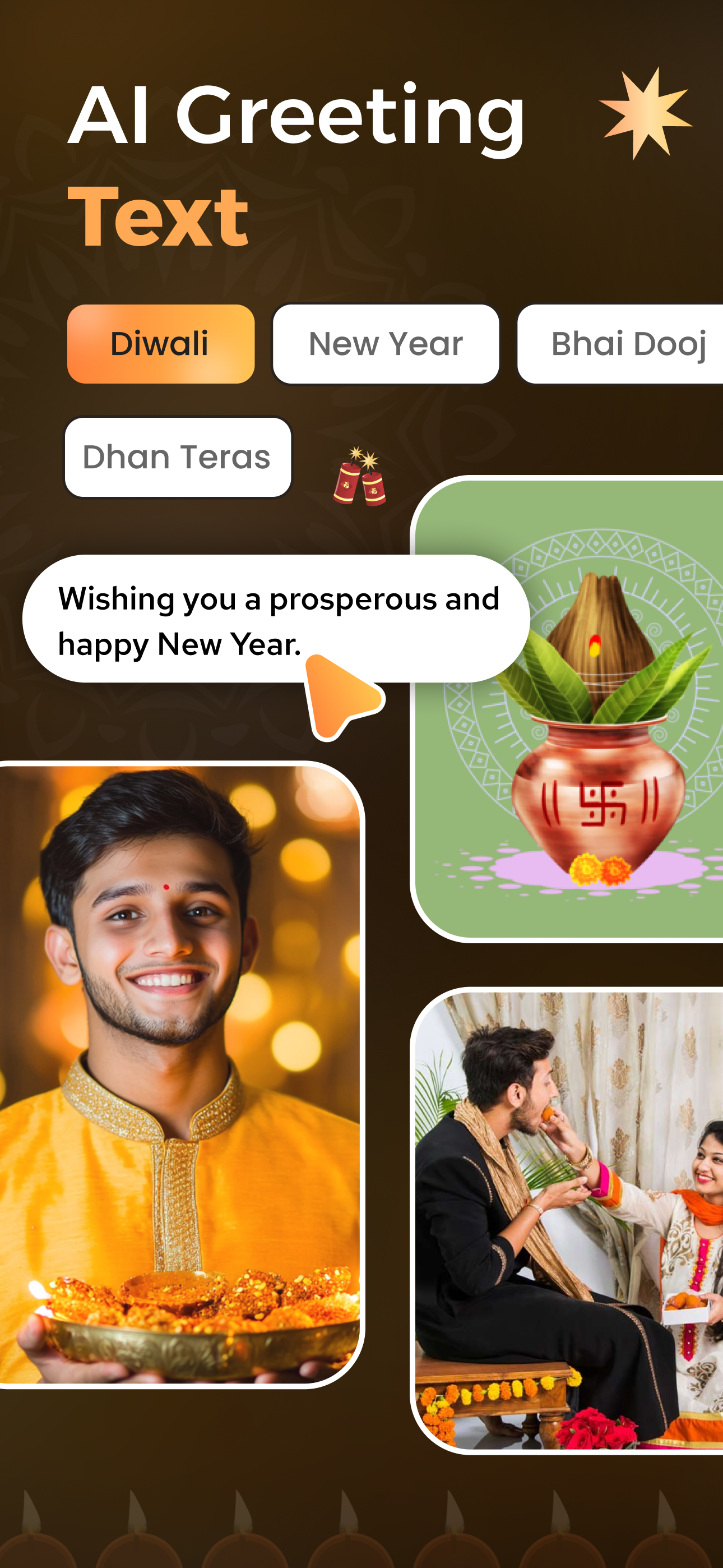 AI Happy Diwali Photo App screenshot 3